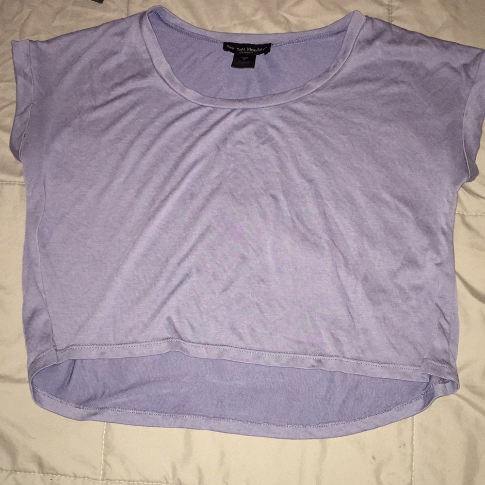 See You Monday Los Angeles blue shirt